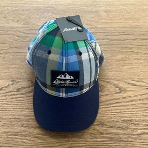 Eddie Bauer baseball cap.